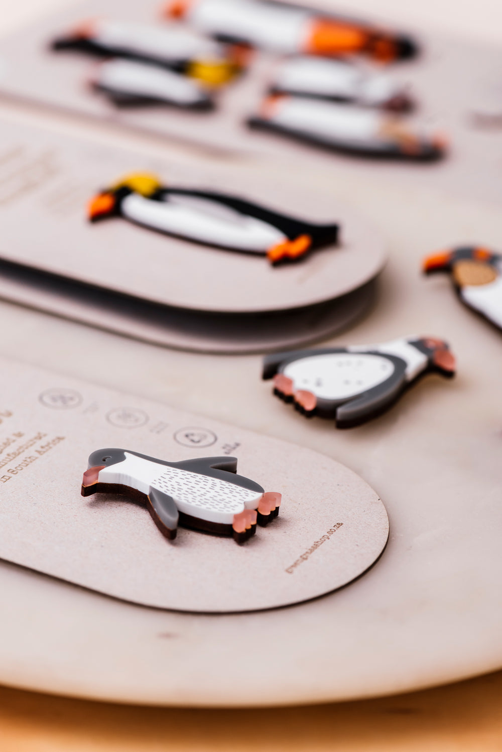 penguin magnets set of 5