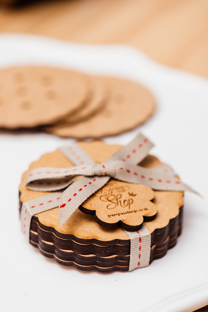 coaster biscuit (set of 6)