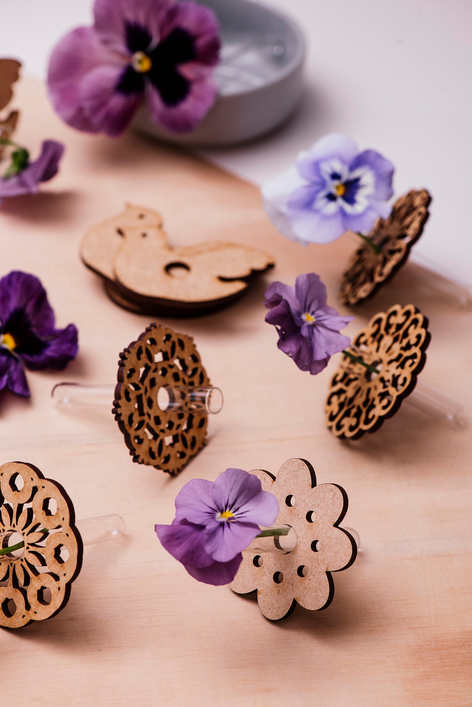 table vases